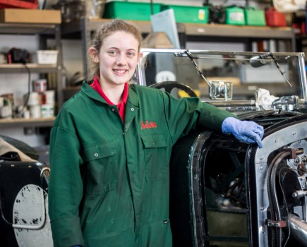 BEAULIEU'S FIRST FEMALE APPRENTICE