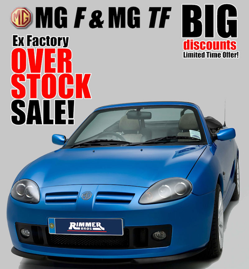 DISCOUNT MG F & MG TF PARTS