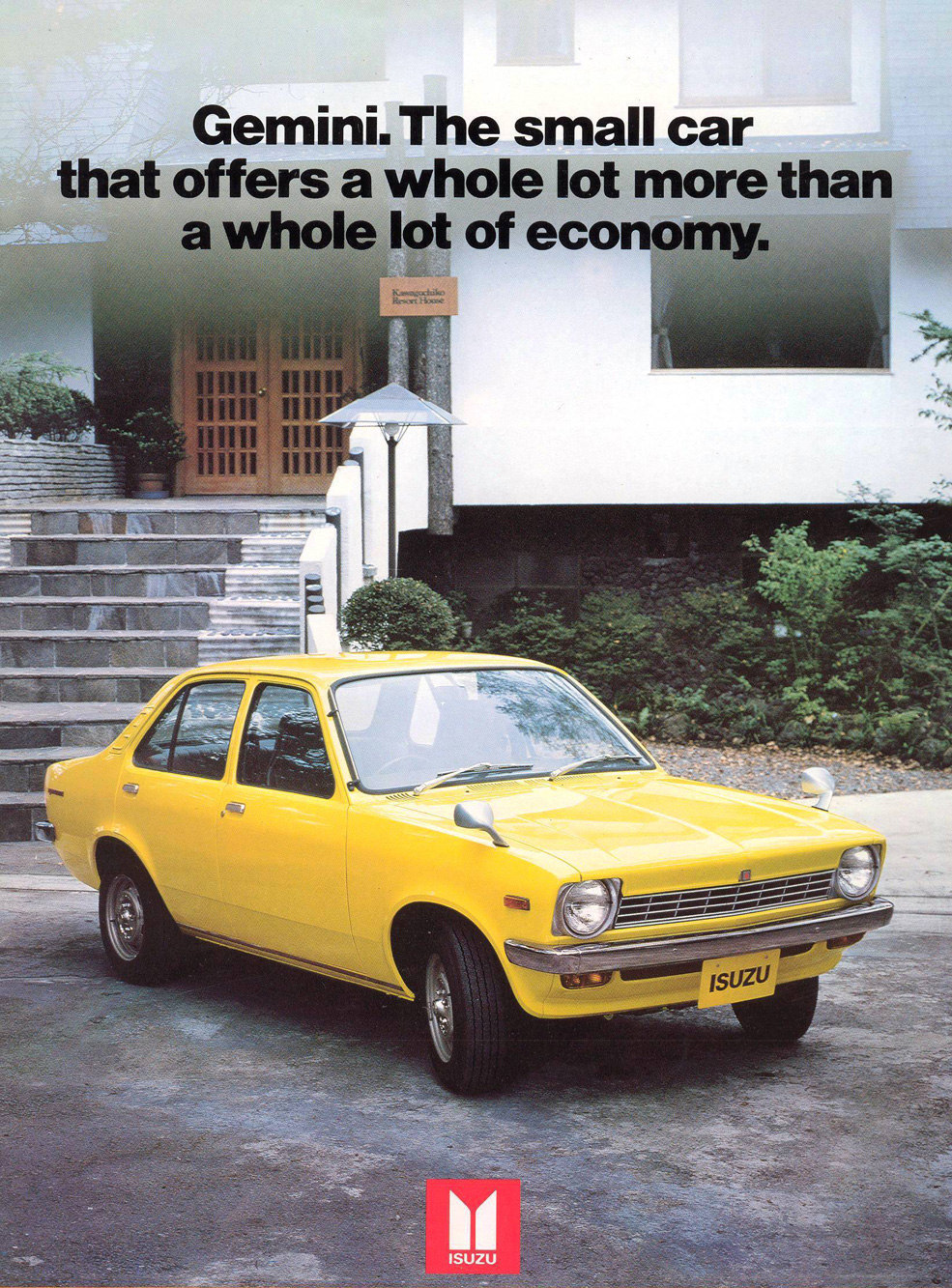 isuzu gemini advert