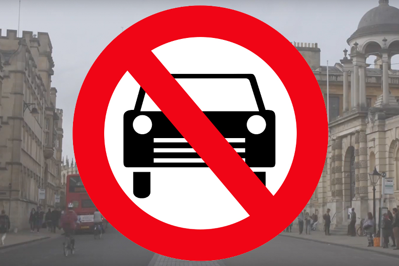 Oxford car ban