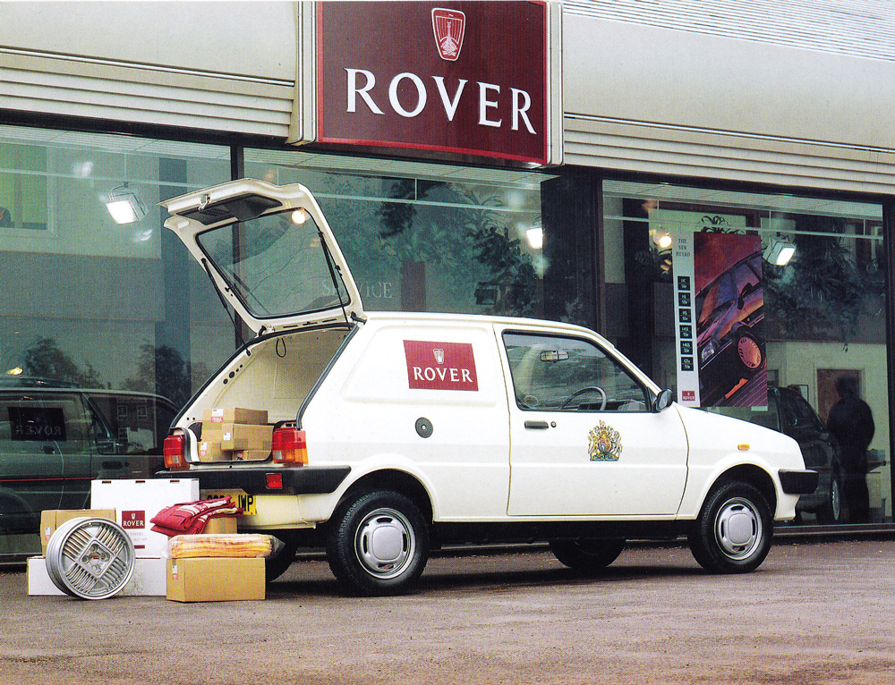 rover metro van advert