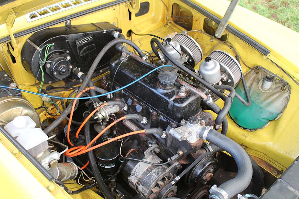 1981 MGB GT Snapdragon Yellow