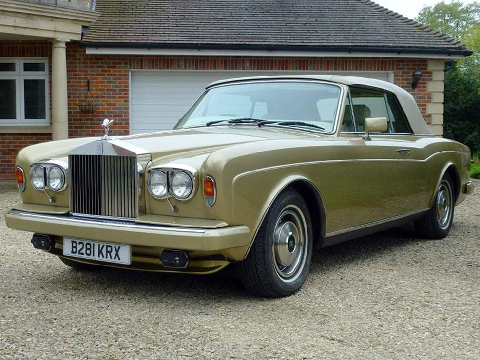 1985 ROLLS-ROYCE CORNICHE CONVERTIBLE