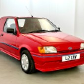 Supplied from a collection of Fiesta vans – yes, really – this special-edition XRV variant is based on a normally-aspirated 1.8-litre diesel model but boasts extra RS accessories to give it more visual bite. The 37,000-mile example will retain its ‘XRV’ numberplate and is expected to command £8000-£10,000.