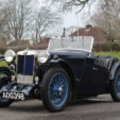 This 1936 MG PB had been treated to a total nut-and-bolt restoration including a new ash frame, and had also been fitted with a period supercharger. In wonderful condition, it was expected to sell for £28,000-£29,750 but was hammered away at £33,500.