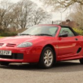At the more recent end of the Octagon timeline was this outstanding 1.6-litre MG TF from 2004. Totally original and showing a mere 19,600 warranted miles, it comfortably beat its £2500 upper estimate to reach £3800.