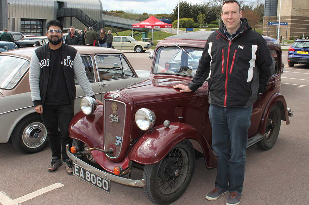 One of the oldest cars in the project is this Austin 7 Ruby.