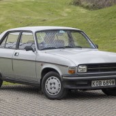 A time-warp example, this 1981 Austin Allegro 1.3 L has covered just 25,000 miles from new in the hands of two owners. It comes with a large history file and is expected to command £4000-£5500.