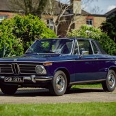 This 1973 BMW 2002 is one of just 354 Baur Convertibles originally produced in right-hand drive and features upgrades that include a five-speed gearbox, electric power steering and a modern sound system with Apple CarPlay. It’s said to be in excellent order and is expected to sell for £13,000-£18,000.