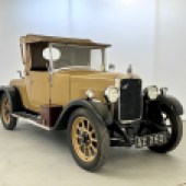 Pre-war cars seem to be back in vogue currently, as evidenced by this 1929 Humber 9/28, which was believed to be one of only 14 made in two-seater roadster form and the sole survivor. It was able to considerably top its £2000-£4000 guide price to achieve £6850.