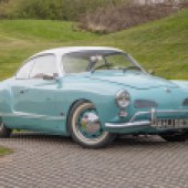 Subject to a comprehensive body-off restoration and various upgrades, this 1967 Volkswagen Karmann Ghia 1500 was originally a Californian car and spent some time in the Netherlands before being imported in 2014. It’s said to want for nothing and is estimated at £18,000-£22,000.