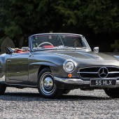 One of only 562 right-hand drive examples produced, this 1961 Mercedes-Benz 190 SL has had a full photographic restoration and shows a mere 41,600 miles. It could well be the sale’s headliner at an estimated £130,000-£150,000.