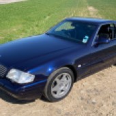 One of several Mercedes in the sale is this R129-generation SL320 Auto, which has had only one owner from new. The 2000 example has covered a mere 40,518 miles and is estimated at £10,000-£12,000.