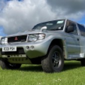 Approximately 2500 road-going versions of the Mitsubishi Pajero Evolution were built for the Japanese market to homologate the car for the Dakar Rally’s T2 class, and this 1997 example is one of them. The 275bhp V6 monster was imported in 2003 and is estimated at £19,000-£21,000.