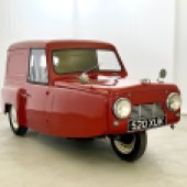 Pre-dating the full glassfibre version immortalised by popular culture, this Reliant Regal van is thought to be the only 1955 example still remaining and features a wooden body frame. It’s expected to command £5000-£7000.