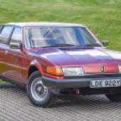 A rare surviving example of the lesser-preserved 2000 model, this 1982 Rover SD1 has covered only 19,000 miles and has been in the same family since new. Offered in original specification with automatic transmission, it’s expected to change hands for an alluring £3500-£4500.