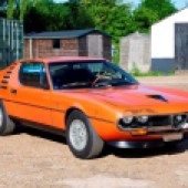 One of five Alfa Romeos in the sale was this stunning 1973 Montreal. Described as possibly the nicest that Historics had seen, it had recently been imported to the UK and showed a mere 57,391km. At £72,800, it was very close to its upper estimate.