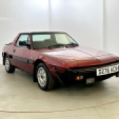 Showing just 51,000 miles, this 1987 Fiat X1/9 1500 was extremely tidy throughout and even came with a matching X1/9 luggage set! It beat its upper guide price to sell for an impressive £10,581.