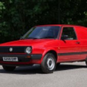 Recommissioned over the last 12 months, this unusual 1990 Mk2 Volkswagen Golf is a van but also has rear seats fitted. It's in very original condition and is offered with no reserve.