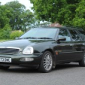 Ignore the divisive styling; the Ford Scorpio is gaining momentum, as this 1996 Ultima Cosworth estate demonstrated. Packing over 200bhp and fully loaded, the 48,000-mile example easily beat its £1950-£2950 guide to sell for £4800 plus premium.