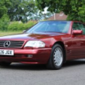 One of only 150 right-hand drive cars produced, this 1998 Mercedes-Benz SL500 40th Anniversary Edition showed a genuine 71,841 miles and was in exceptional condition inside and out. It just topped its upper estimate by achieving £17,800.