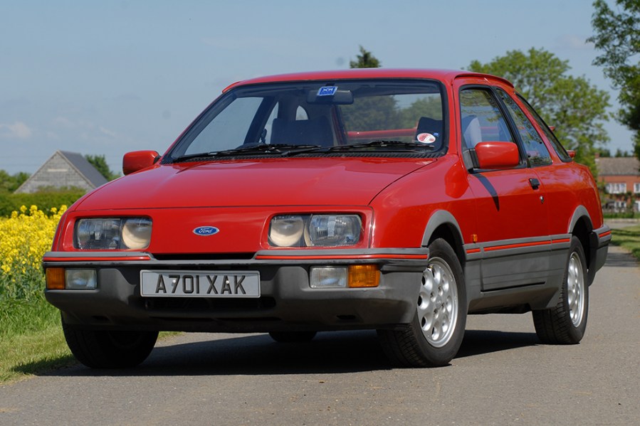 Ford Sierra XR4i in red