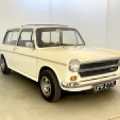 Believed to be one of only four Mk3 Countryman models left on UK roads, this 1972 Austin attracted lots of interest. Finished in its original white with a dark blue vinyl interior and numerous period accessories, it sold for £6450 against a £3000-£5000 guide price.