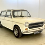 Believed to be one of only four Mk3 Countryman models left on UK roads, this 1972 Austin 1300 is bound to attract lots of interest. Finished in its original white with a dark blue vinyl interior and numerous period accessories, it’s expected to sell for £3000-£5000.