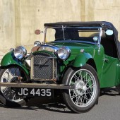 One of three Austin Sevens consigned at the time of writing, this 1937 Nippy was successfully driven to the Le Mans Classic earlier this year. It’s a very late example of the sporty Nippy model and is guided at £18,000-£20,000.
