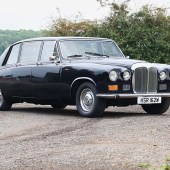 The very car featured in The Crown series on Netflix, this 1980 Daimler DS420 limousine presents well in Royal Blue and has been used gently but often. It shows 79,700 miles and is offered with no reserve.