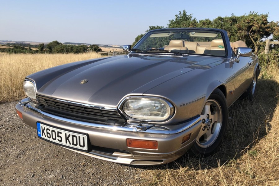 This 1993 Jaguar XJS V12 Convertible was only the second 6-litre example produced and was first registered to Jaguar Cars. Looking smart in Topaz with a Barley leather interior, it’s covered 81,000 miles and is estimated at £26,000-£28,000.