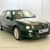 This 2004 MG ZR may have been the entry-level 105 version with the 1.4-litre engine, but it was in excellent condition and had covered just 32,000 miles. At £4568, it comfortably beat its £2000-£4000 guide.