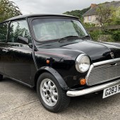 A Thirty LE in rare black, this 1989 Mini shows a genuine 68,000 miles and has been with its current owner for 20 years. It’s in need of some TLC, but still looks attractive at an estimated £3500-£4500.