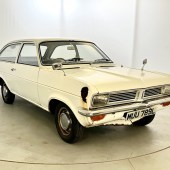 Another estate version of a once-common model, this 1973 HC Vauxhall Viva shows just 42,000 miles. It’s clearly a restoration project – note the extra ‘ventilation’ for the offside headlight – but has huge potential for an estimated £2000-£4000.