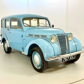 The Renault Juvaquatre was a pre-war design that remained in production in estate-bodied Dauphinoise guise until 1960. This 1957 example is in excellent condition and was driven to the auction house. It’s guided at £4000-£6000.