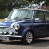 Joining one of the first Minis in the sale is one of the last. This 2000 Rover Mini Cooper Sport 500, as the name suggests, is one of the final 500 cars built. Showing a warranted 31,000 miles, it carries the same £10,000-£12,000 estimate as its 1959 forebear.