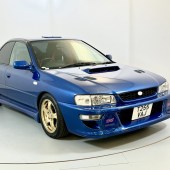 This 1999 Subaru Impreza WRX is a desirable Type RA Limited variant produced for the Japanese market. Imported a few years ago, it shows the equivalent of 95,000 miles and is expected to sell for £12,000-£16,000.
