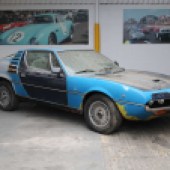 One of three Alfa Romeo projects was this 1975 left-hand drive Montreal, imported to the UK in 1982 but stored since ’84. Despite a seized engine, it beat its £12,000-£15,000 estimate to sell for £17,280.