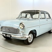 This 1959 Ford Consul was not only the cleanest example we’d ever seen, but it may well be the cleanest car we’ve seen in an auction full stop. Prepared to concours spec with a meticulous eye for detail, it sold for a record-breaking £32,150.