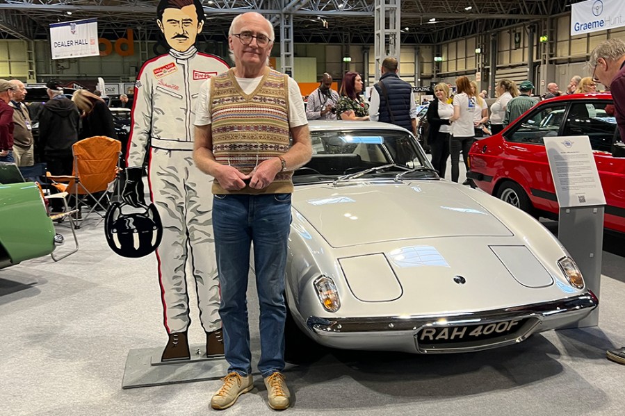 Fomer Pride of Ownership winner Ian Croft and his 1968 Lotus Elan Plus 2