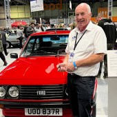 Pride of Ownership runner-up Bill Flay with his 1976 Ford Escort RS2000
