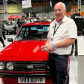 Pride of Ownership runner-up Bill Flay with his 1976 Ford Escort RS2000