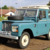 A wide selection of Land Rovers included this 1978 SWB Series 3 example, which had been subject to much recent expenditure and showed a mere 31,415 miles. Against an estimate of £5000-£7000, it went on to sell for £10,800.