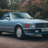 Joining the contingent of low-mileage classics was this R107-genetration Mercedes-Benz 300SL, dating from 1988. In virtually flawless, original condition, it has covered only 5630 miles from new and was sold for £75,375.