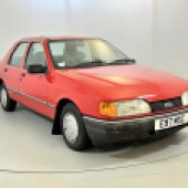 A 1988 Ford Sierra Sapphire GL powered by the old 2.3 Peugeot diesel motor might not seem all that desirable, but this immaculate example had covered just 23,000 miles. Thought to be one of only three 2.3D Sapphires left on the road, it sold for an impressive £8800.