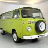 Resplendent in green with a matching tartan interior, this left-hand drive VW T2 camper dates from 1977 and was imported to the UK in 2017. It’s a lovely straight example with the 2.0-litre engine, and carries a guide of £10,000-£14,000.