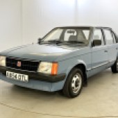 A little humbler than the Nova GTE elsewhere was this China Blue Mk1 Vauxhall Astra 1300 S dating from 1983. The automatic example was very original with only 39,000 miles showing; and though in need of an MoT, it sold for £3850.