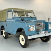 This stunning 1977 Land Rover Series 3 had been fully restored with a new galvanised chassis, interior, Exmoor soft top and every nut and bolt either refurbished or replaced. It just edged above its £15,000-£20,000 guide to sell for £20,720.