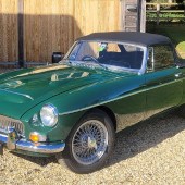 The inclusion of a hardtop with this 1968 MGC probably helped it to a strong sale price of £21,938. The bonus of a history file dating back to the 1970s and the fitment of desirable suspension and steering upgrades also made it an attractive buy.