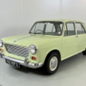 First registered in 1963, this Morris 1100 is supplied with a large history file, suggesting its mileage of just 21,000 is correct. Later in life, the car was subject to a repaint in its original Fiesta Yellow and still presents well. It’s estimated at £4000-£6000.